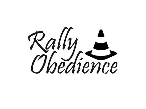 Rally Obedience Aufkleber (15x8cm)