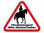 Schild "Pferdetransport" - Reiter